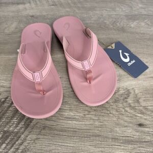 OLUKAI ROSETTE KAPEHE FLIP FLOP BEACH/POOL COMFORT SANDAL SIZE 9 NWT